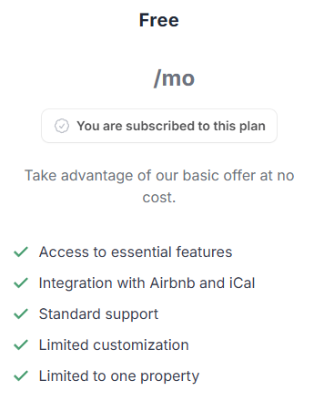 Advantages of the Free subscriptions